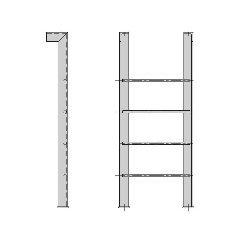 Стремянка СГ-82 8200 мм Серия 1.450.3-7.94 в Новокузнецке