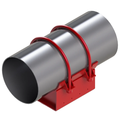 Опора неподвижная хомутовая Т12.13 133х100 мм Серия 4.903-10 Выпуск 4