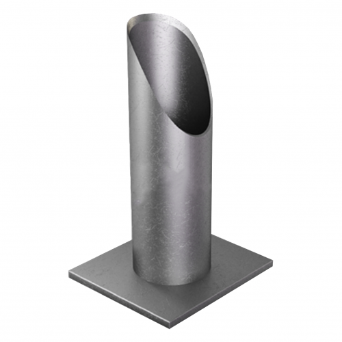 Опора неподвижная трубчатая с круто изогнутыми отводами для тепловых сетей исп. А1 09Г2С 530х100 мм ОСТ 36-146-88 47,3 кг