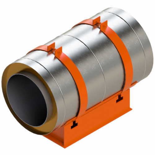 Опора скользящая хомутовая ТС-626.000 325х280х100 мм Серия 5.903-13 выпуск 8-95 19,5 кг