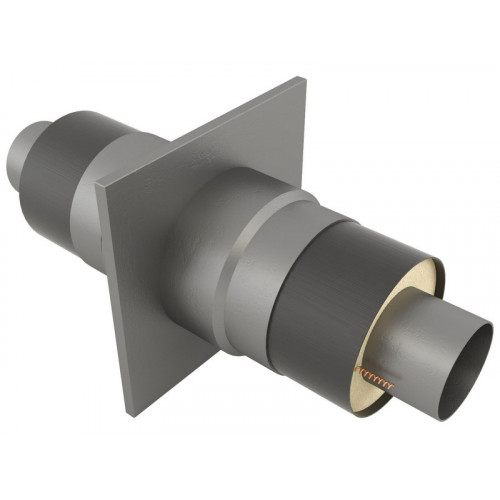 Опора неподвижная щитовая в оцинкованной ППУ изоляции для отопления 17ГС 920х1100х1300х2000 мм ГОСТ 30732-2006