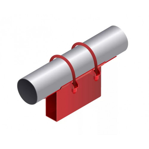 Опора неподвижная приварная корпусная для тепловых сетей исп. А11 / АС11 09Г2С 426х200х170х100 мм ОСТ 36-146-88 4,6 кг