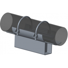 Опора неподвижная хомутовая с корпусом для тепловых сетей ТС-670.00.00 76х50х340х100 мм Серия 5.903-13 выпуск 7-95 4,3 кг