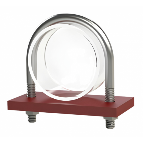 Опора неподвижная хомутовая бескорпусная для тепловых сетей исп. В Ст20 57 мм ОСТ 36-146-88 0,2 кг