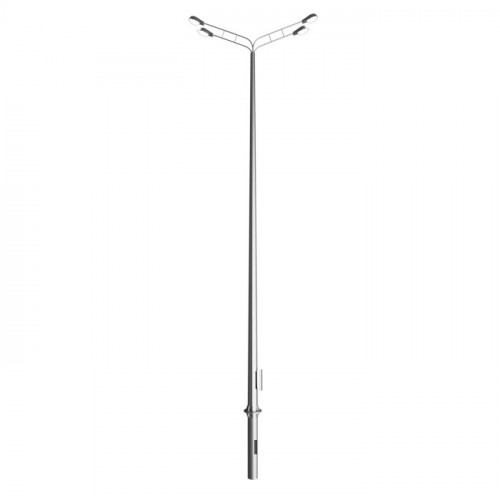 Опора освещения силовая граненая прямостоечная СПГ-700(90)-9,0/11,5-02-Ц 09Г2С 90х301х9 мм